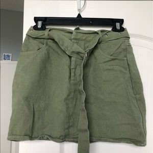 Army Green Skirt